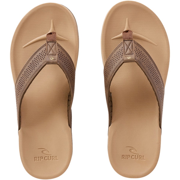 Rip Curl Männer Chiba 2.0 Bloom Open Toe Flip Flops 1BYMOT - Brown / Tan